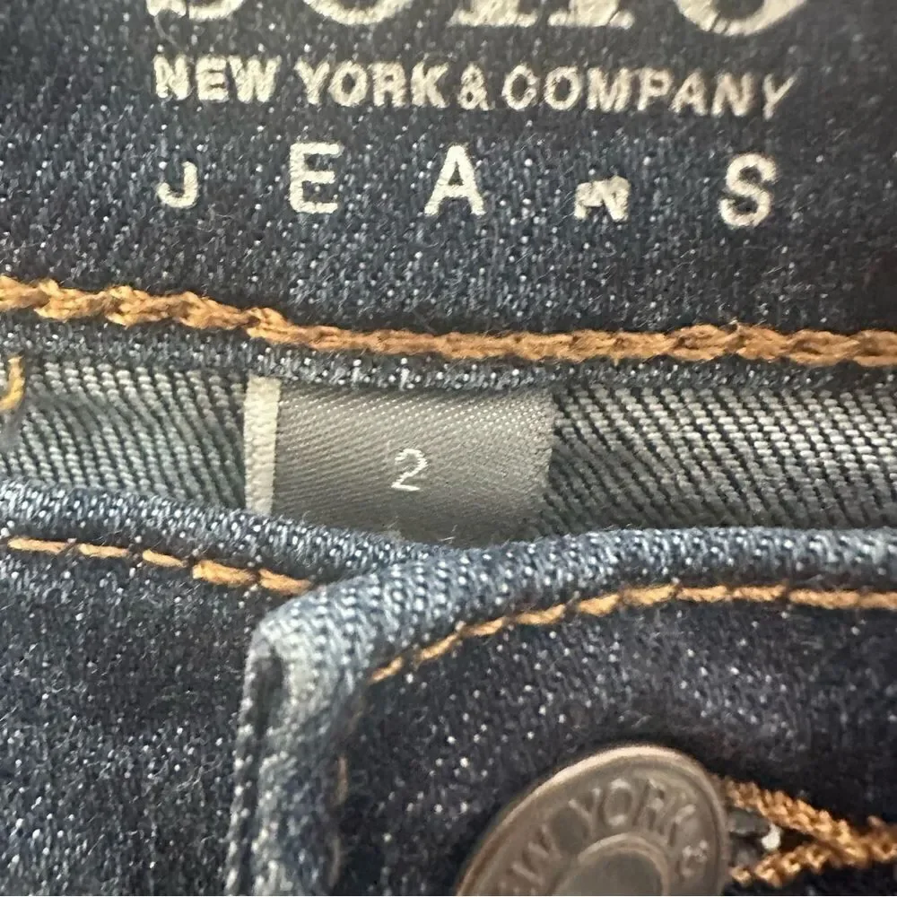 New York & Company SoHo Jeans size‎ 2 mom jeans
